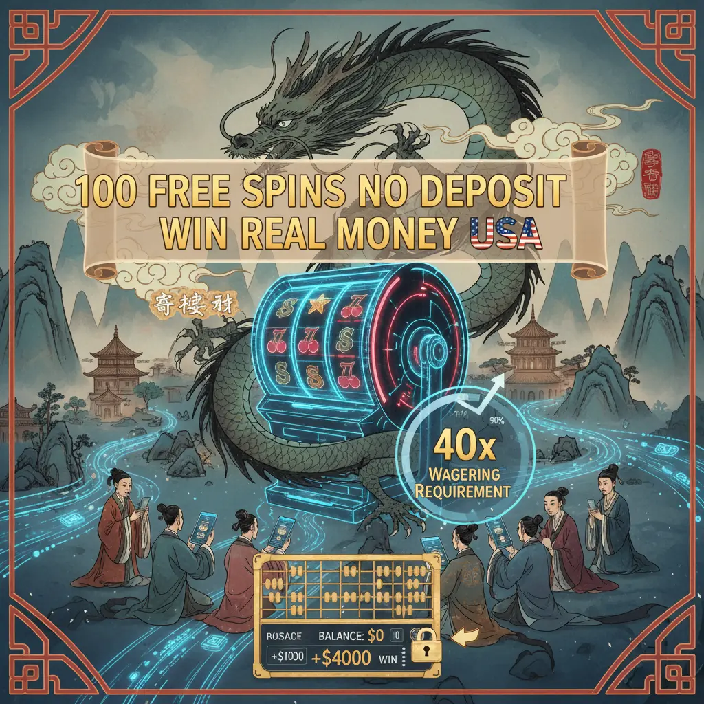100 free spins no deposit win real money USA - Requirement
