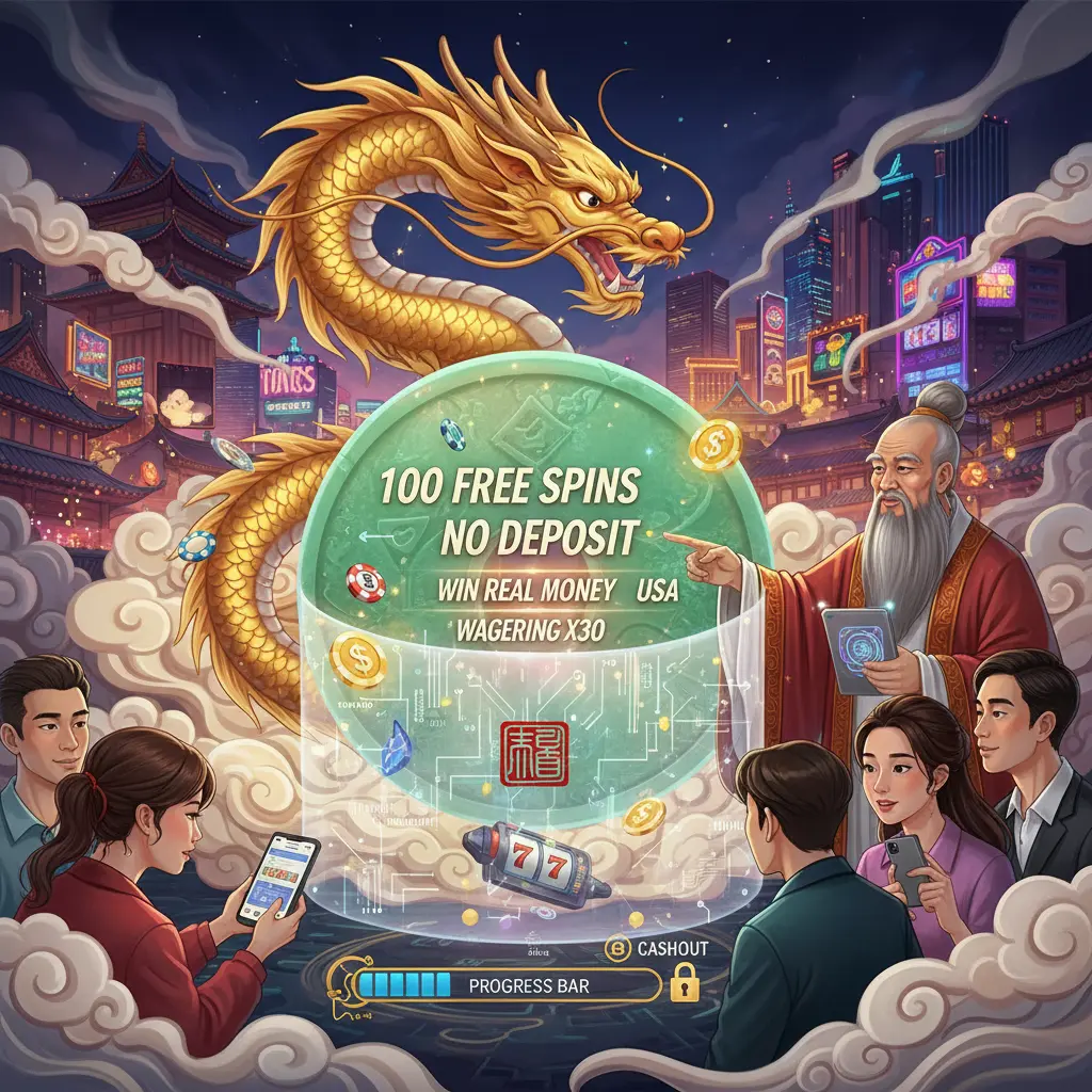 100 free spins no deposit win real money USA - Requirements